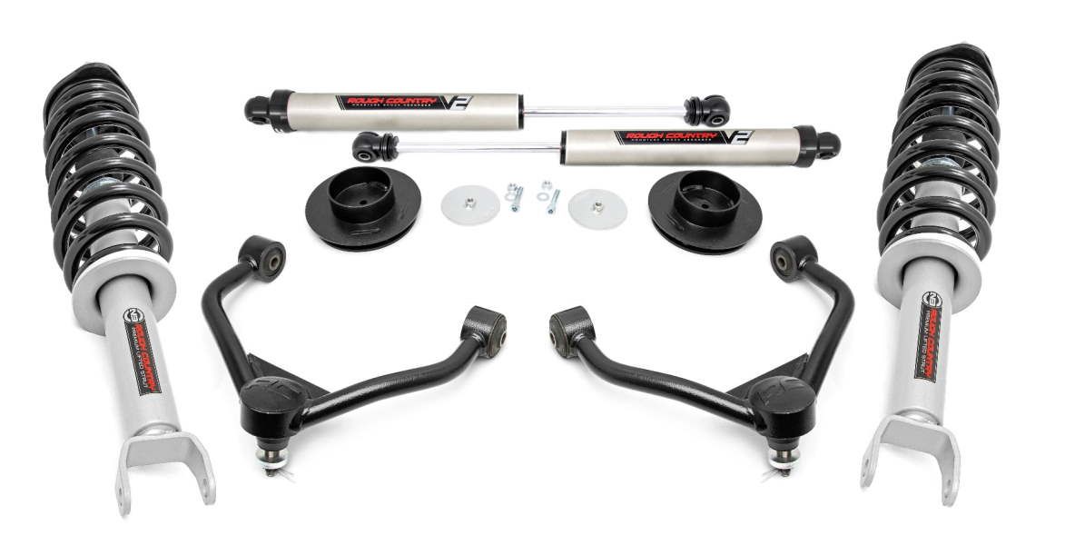 Rough Country 3" UCA-Coilover Lift Monotubes 12-21 Ram 1500 4WD